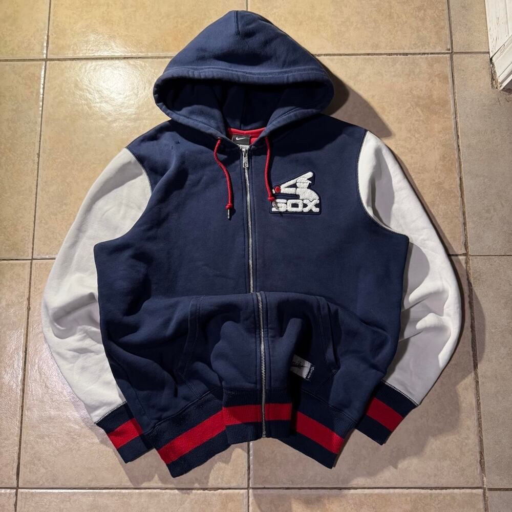 Y2k nike cooperstown collection boston Size L in Mens Zip Up Hoodie